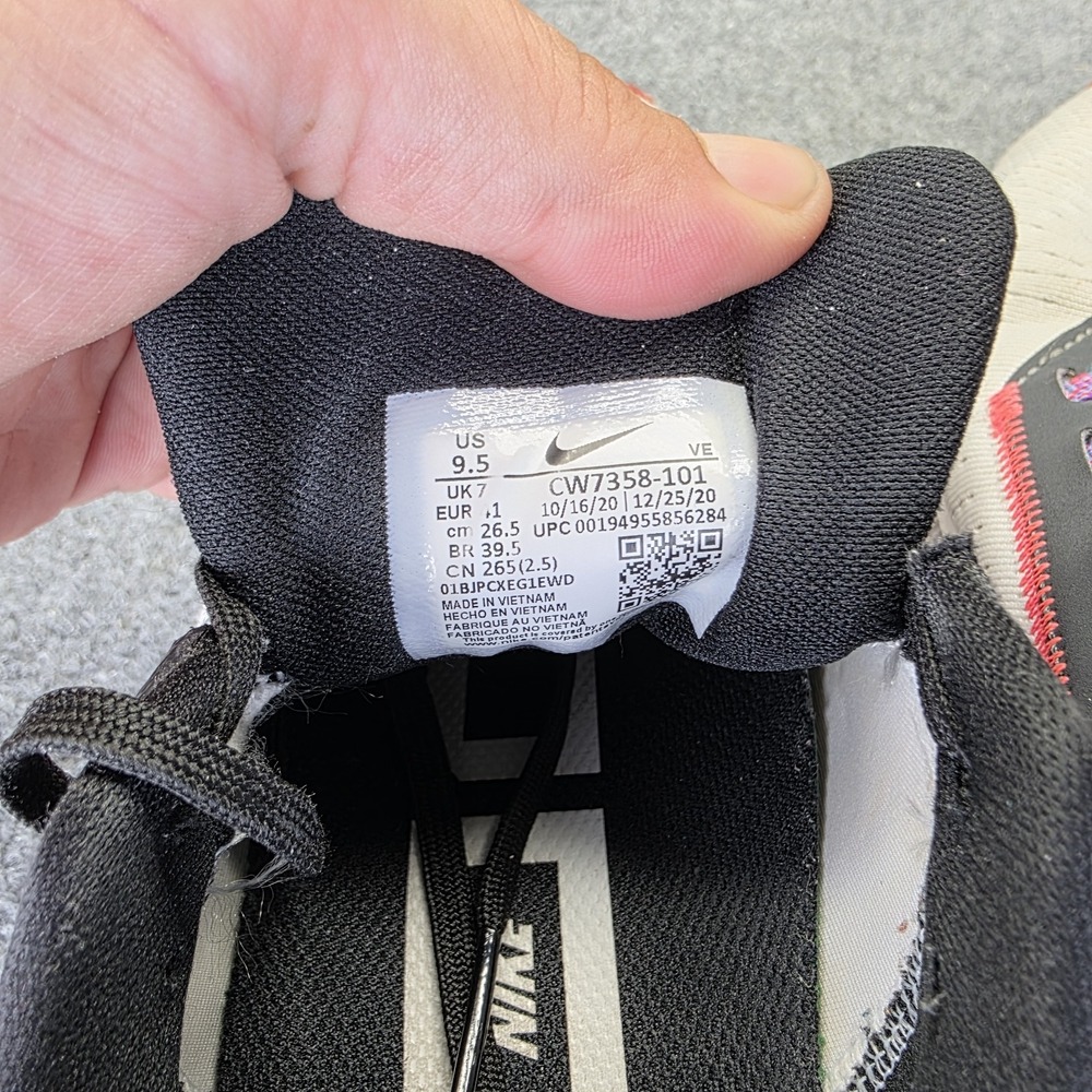 Nike Air Zoom Pegasus 38 Mens Size 9.5 Black Athletic Running Shoes Sneakers - Picture 6 of 6